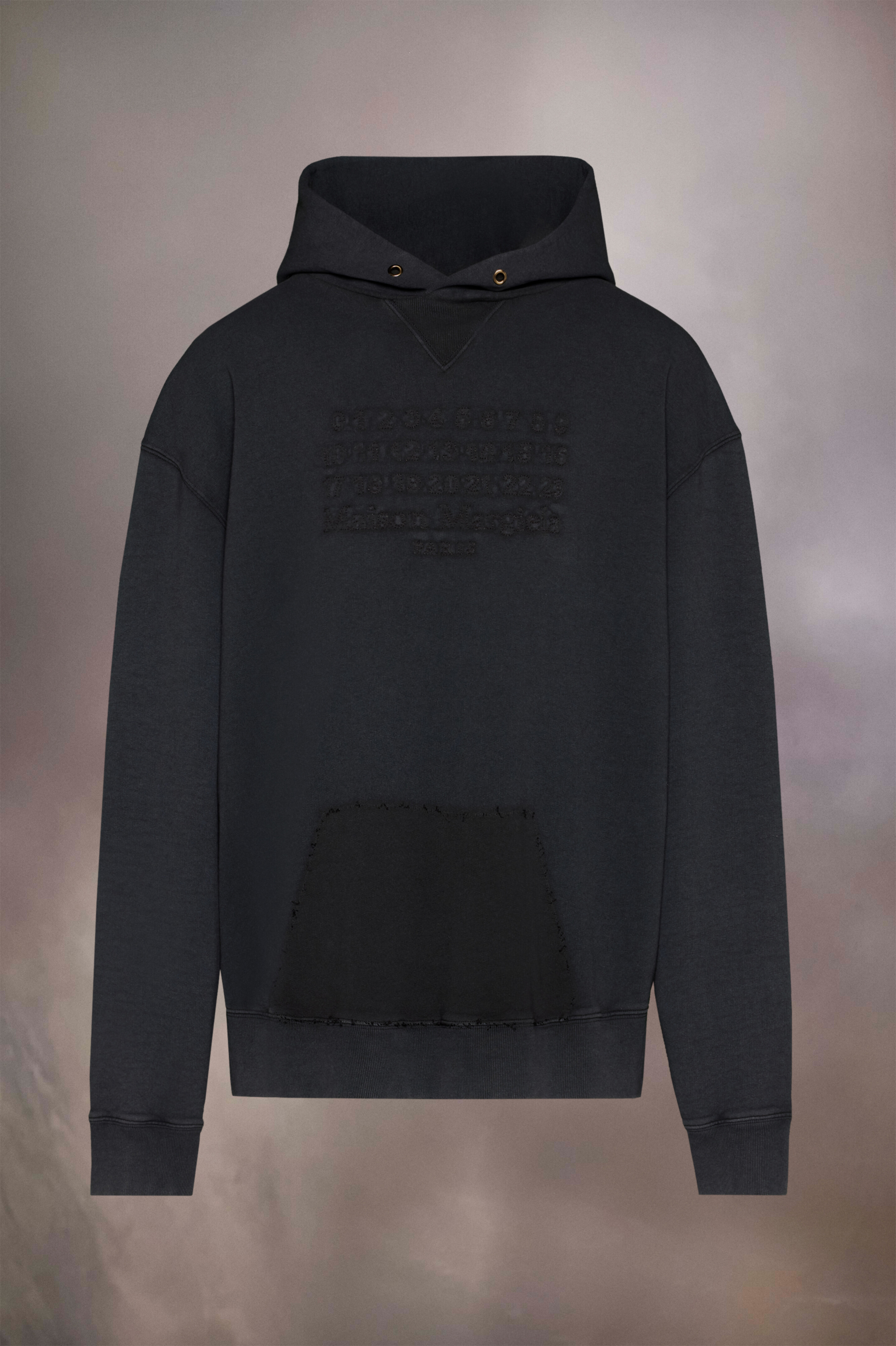 Sweat-shirt à capuche à logo inversé