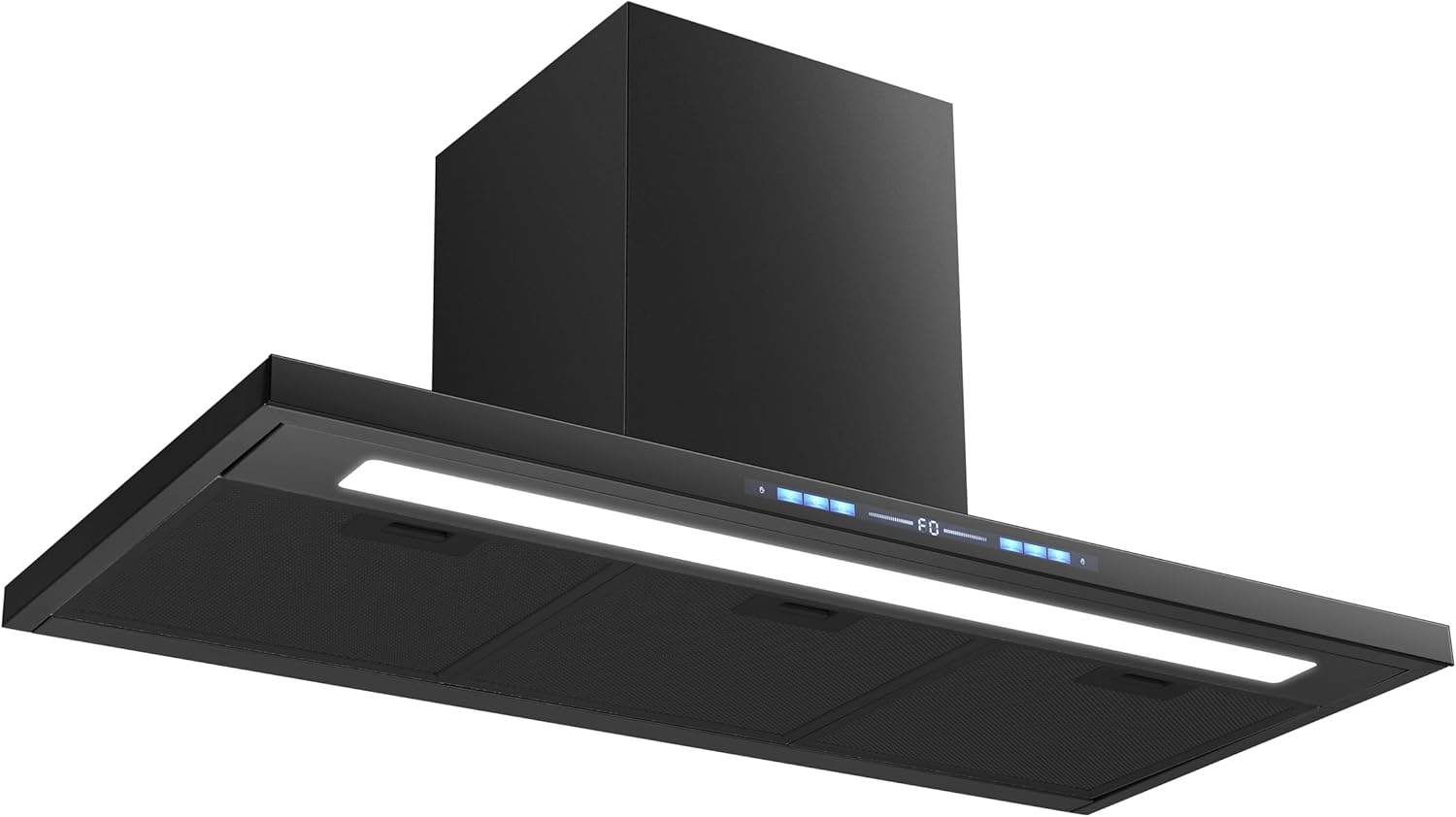 Wolkenstein Dunstabzugshaube WT3-90-A++BR | schwarz | 90cm Breite | nur 66 dB