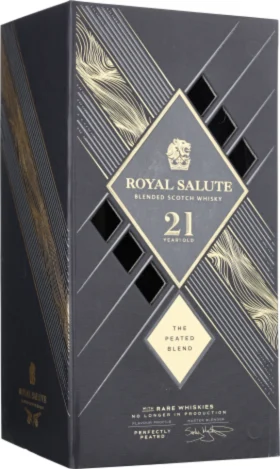 CHIVAS 21 YEARS ROYAL SALUTE THE PEATED BLEND 70CL