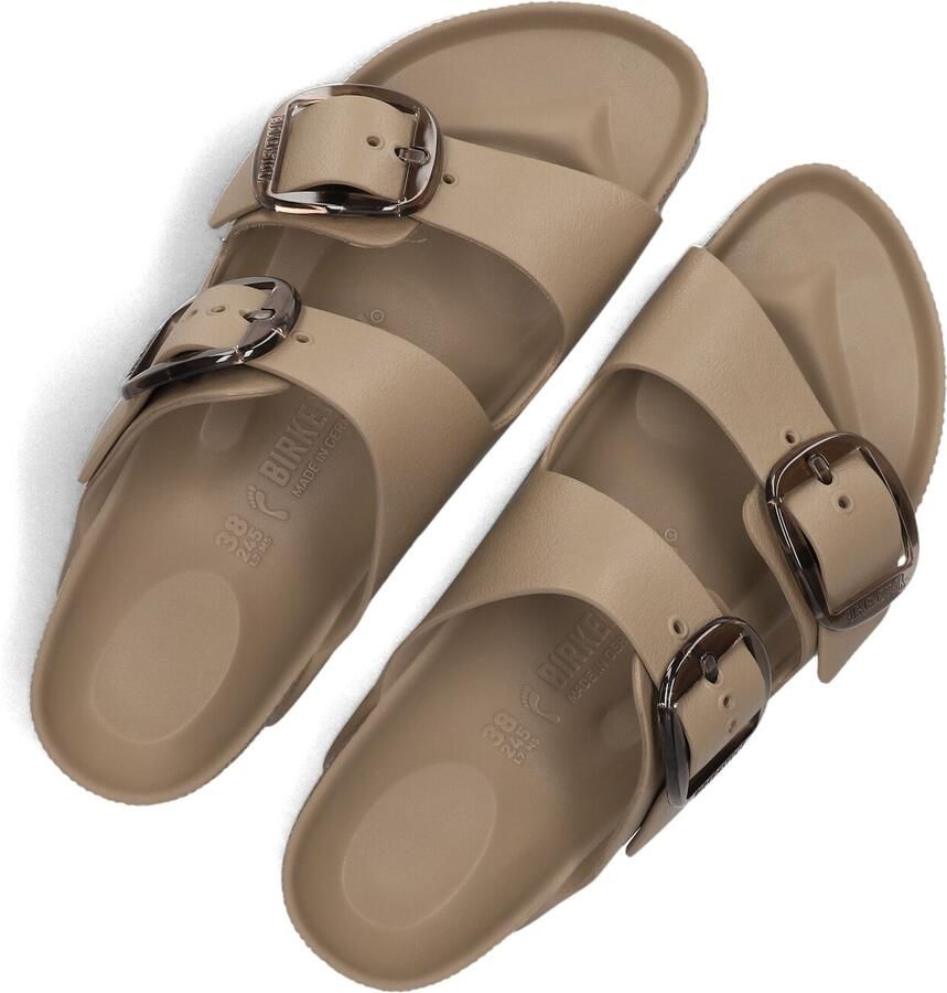 BIRKENSTOCK Badslippers Dames Arizona Big Buckle Eva Maat: 41 Materiaal: Rubber Kleur: Beige