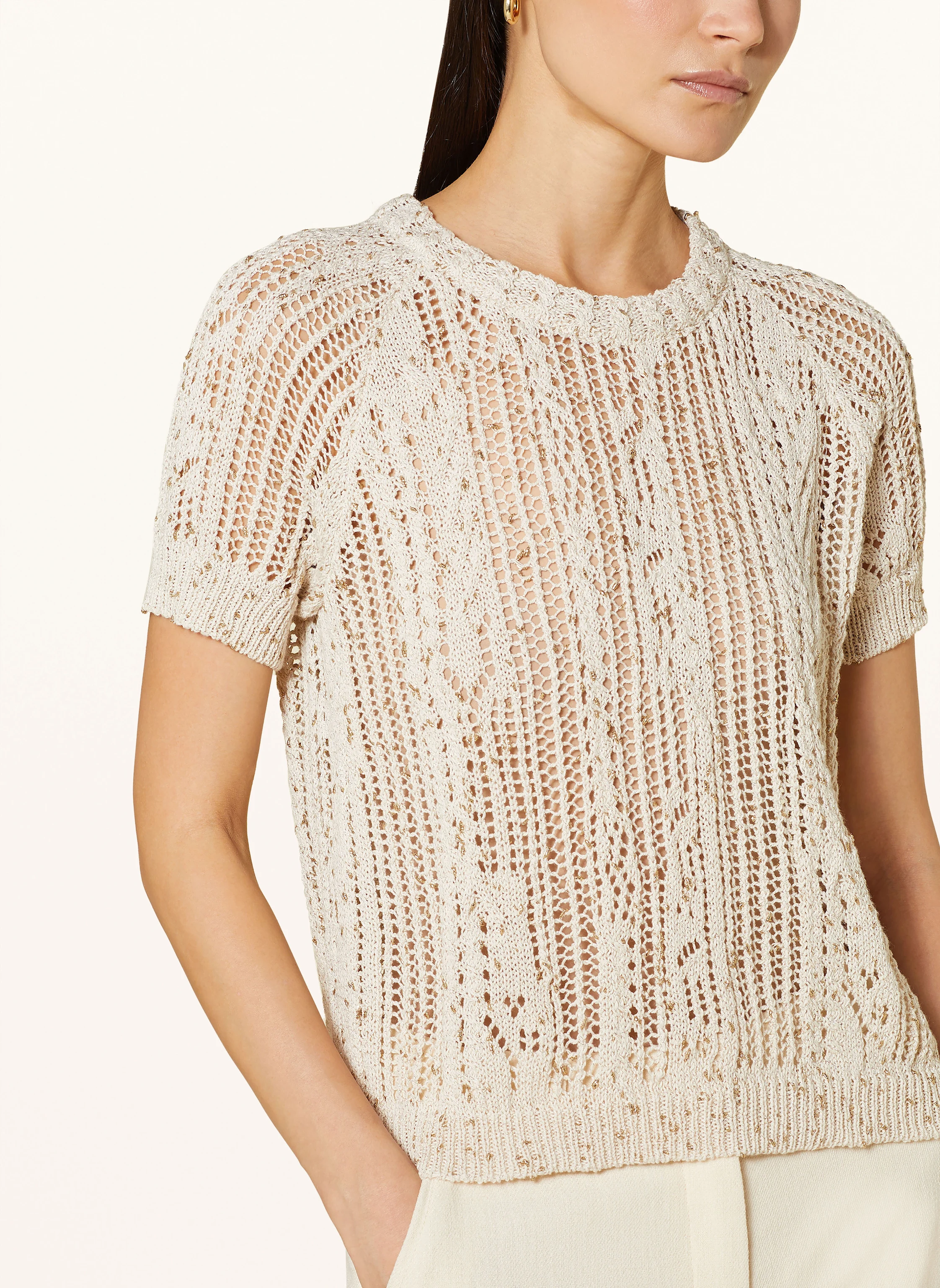 RIANI Strickshirt mit Glitzergarn