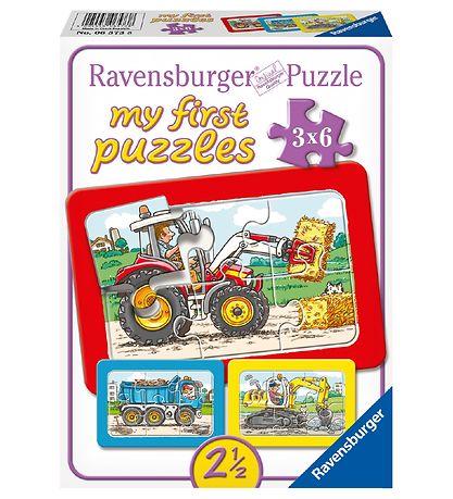 Ravensburger Puzzlespiel - My First - 3x6 Teile - Work