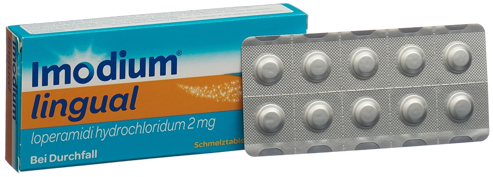 IMODIUM lingual Schmelztabl 2 mg Blist 20 Stk