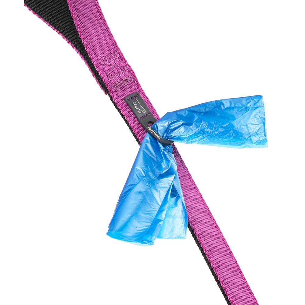 Dual g15/110 colours laisse chien 15 mm x l 110 cm violet