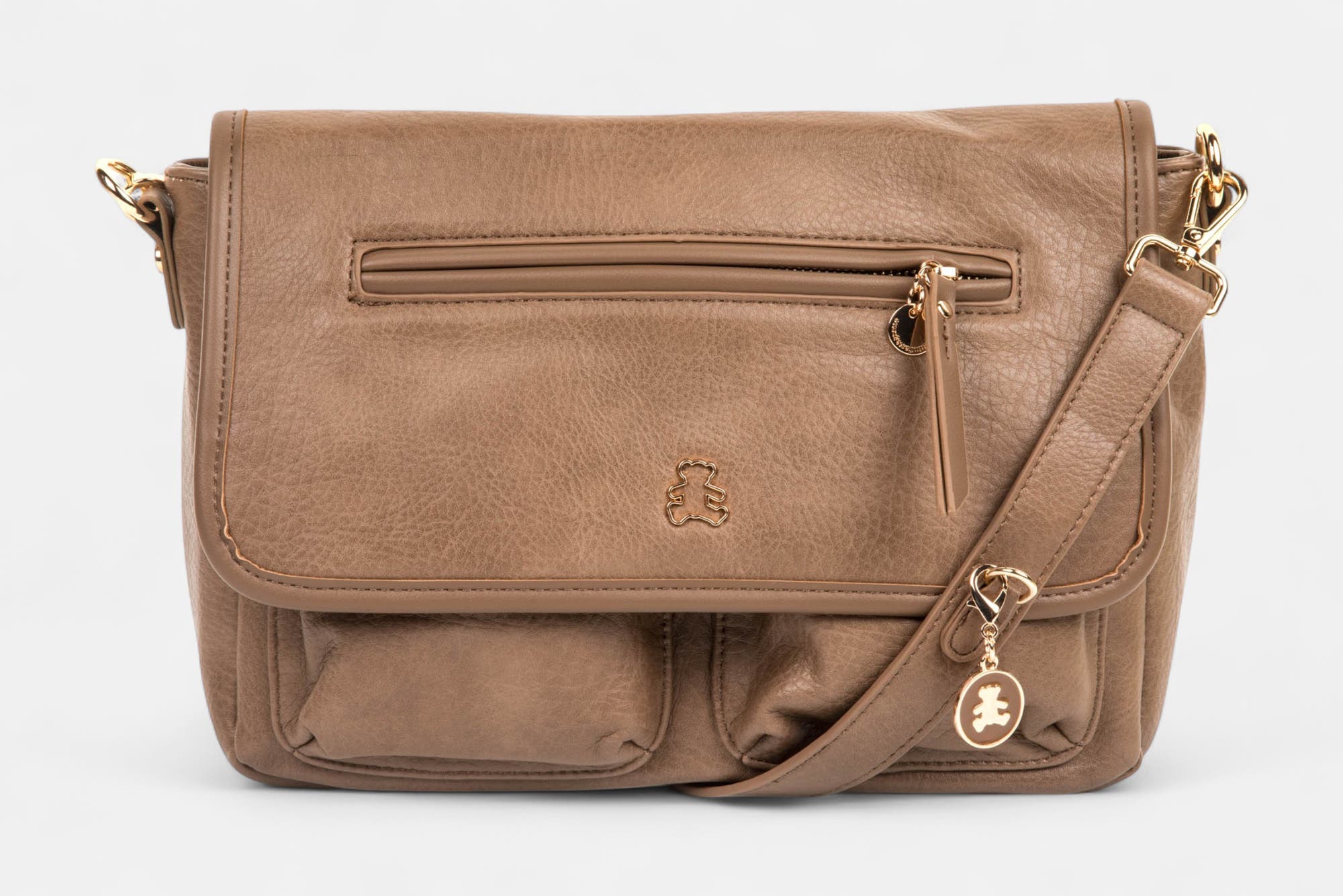 Sac bandoulière taupe