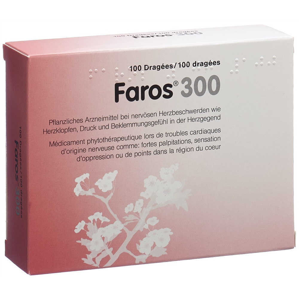 FAROS Drag 300 mg Blist 100 Stk<br>100 Stück, Blister, Überzogene Tablette
