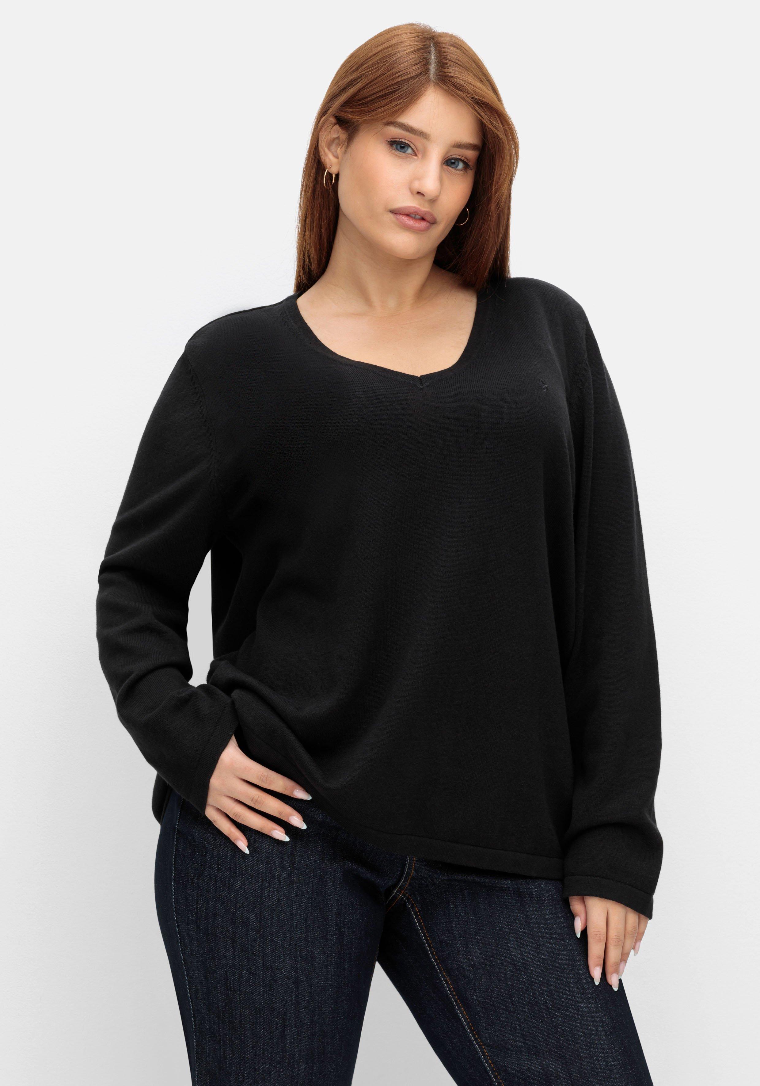 Pullover mit V-Ausschnitt, in Petite Passform