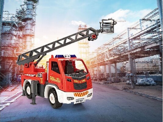 Revell First Construction - Brandbil Med Stige - 1:20