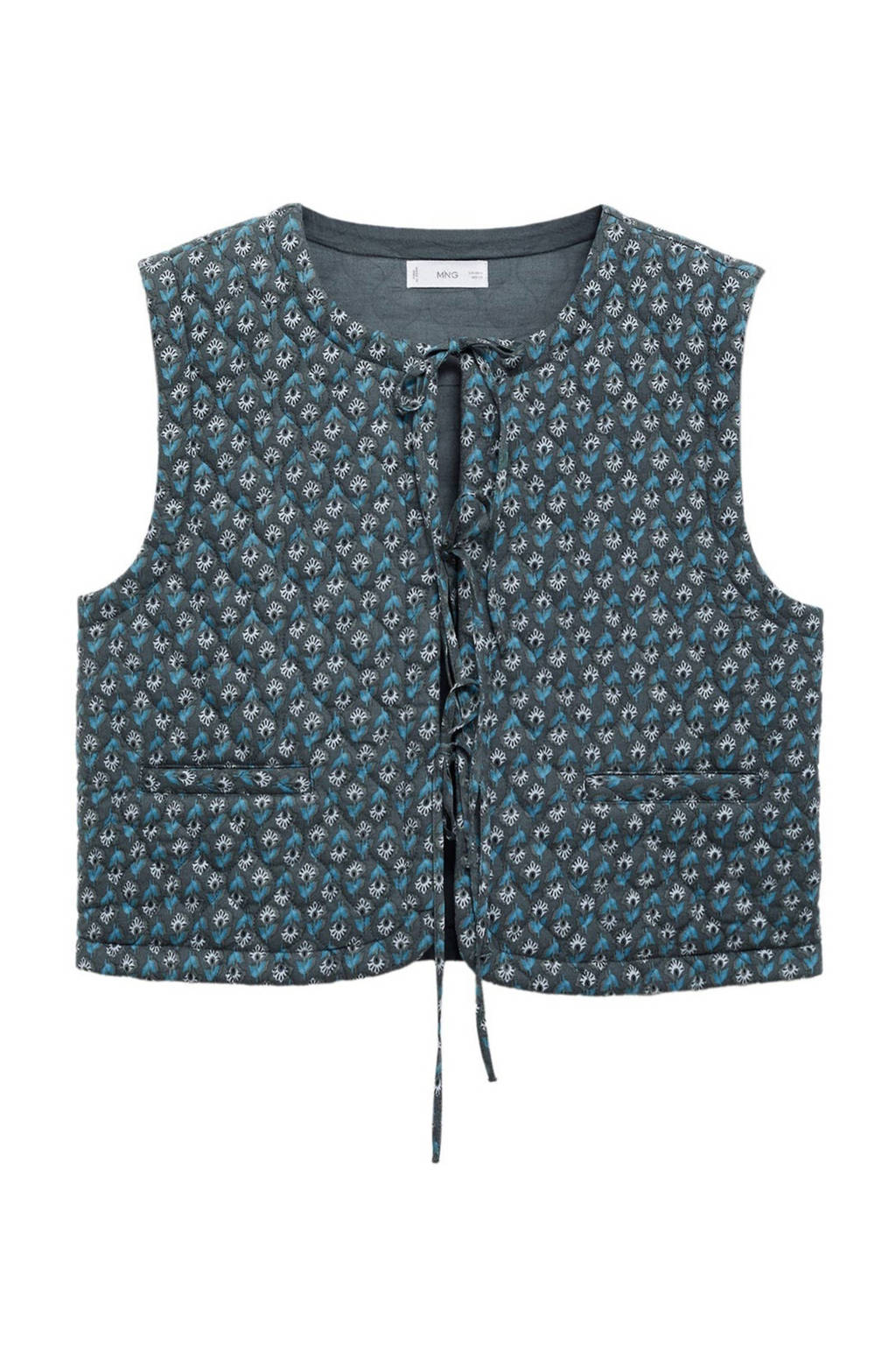 MANGO TEEN gilet antraciet