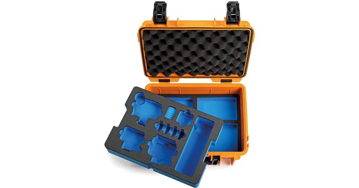 B&Woutdoor.case type 3000 GoPro9 koffer  (Oranje)