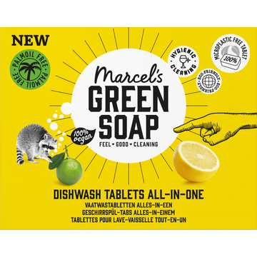 Marcel's Green Soap alles-in-één vaatwastabletten - 25st