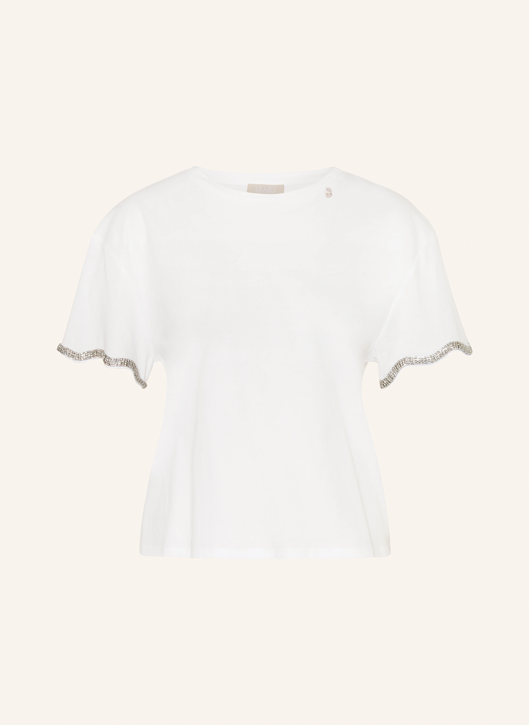 LIU JO T-Shirt mit Schmucksteinen