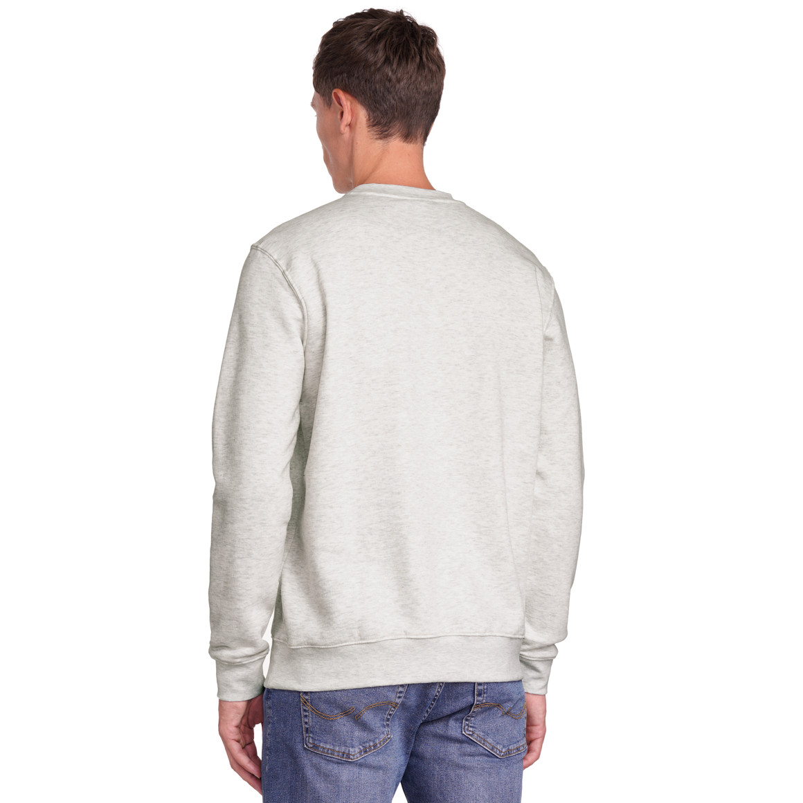 VanVaan Herren Sweatshirt mit Bio-Baumwolle hellgrau