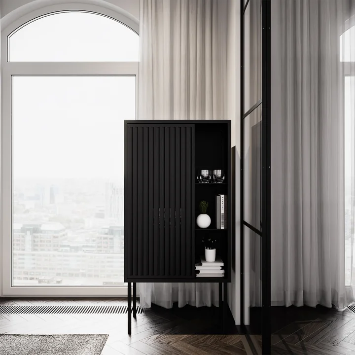 Nichba Design - Cabinet, schwarz