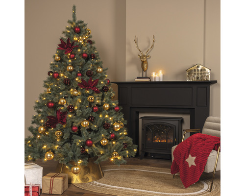 Kunstkerstboom Lafiora Chamonix blauw 185cm