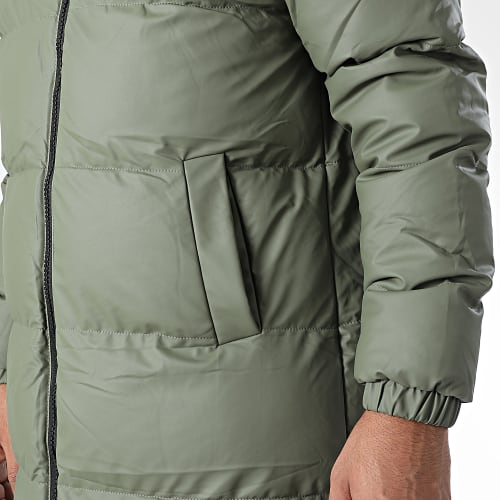 Doudoune Capuche Vert Kaki