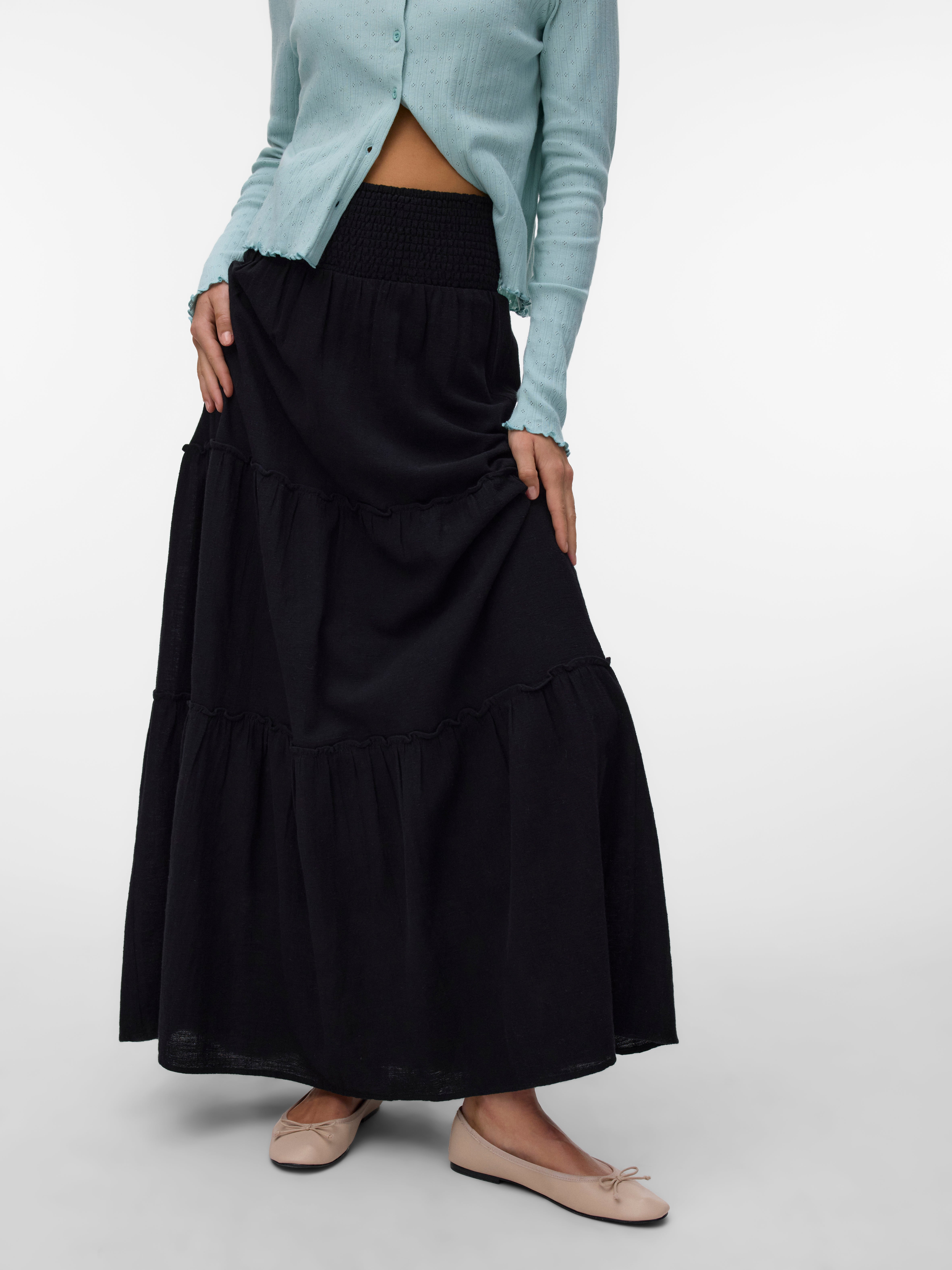 AWKEELEY High waist Lange rok