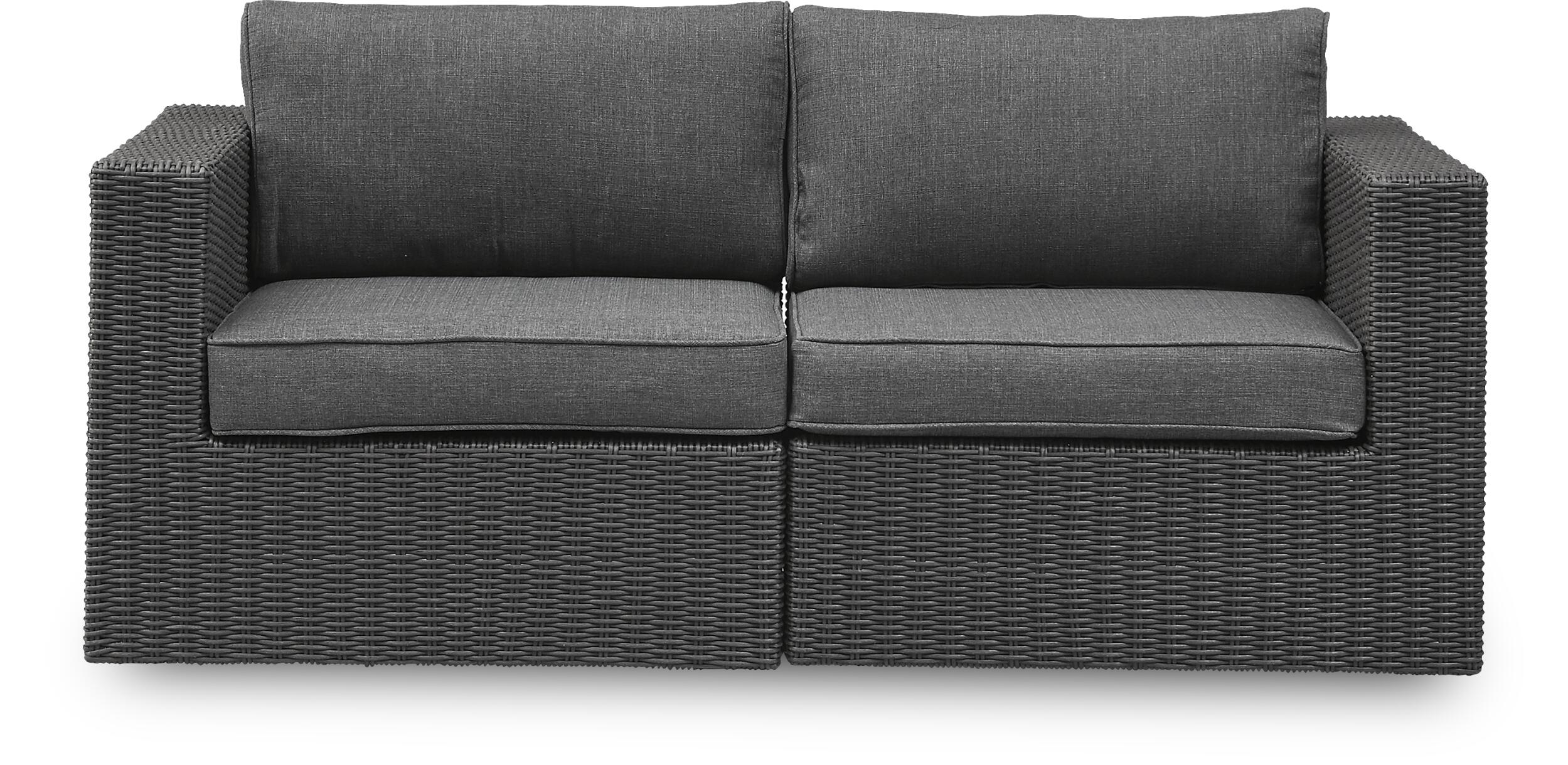 Novio 2-pers. loungesofa grå