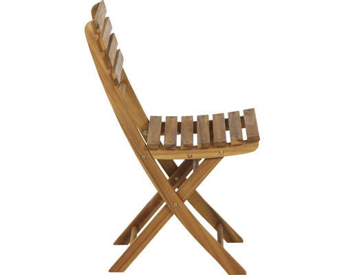 Siena Garden 2-zits balkonset bestaande uit: 2 stoelen, tafel, naturel hout