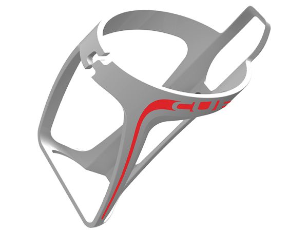 Cube HPP Flaskeholder,  White/Red