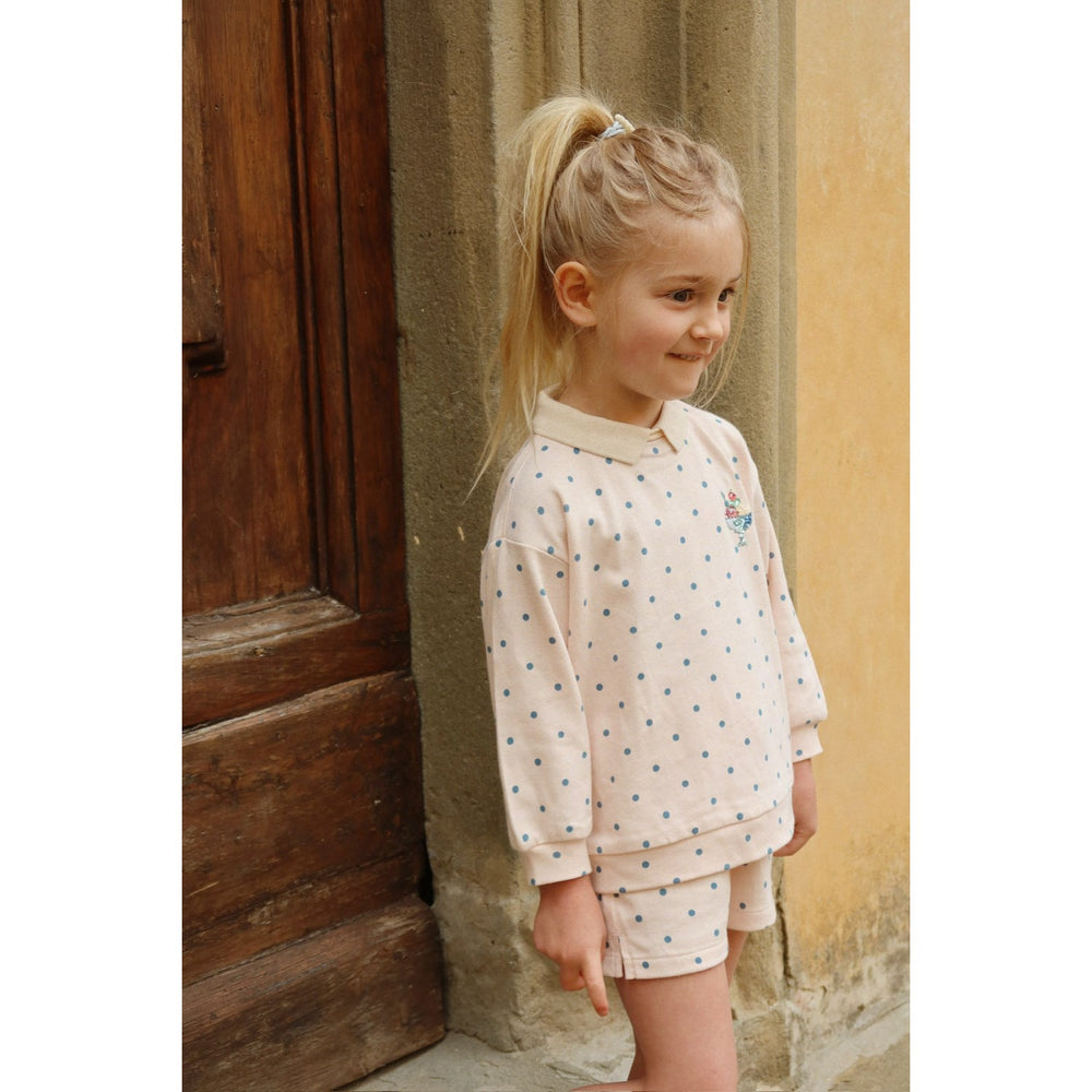 Køb Konges Sløjd Rosewater Dot Spotty Sweat Shorts Gots