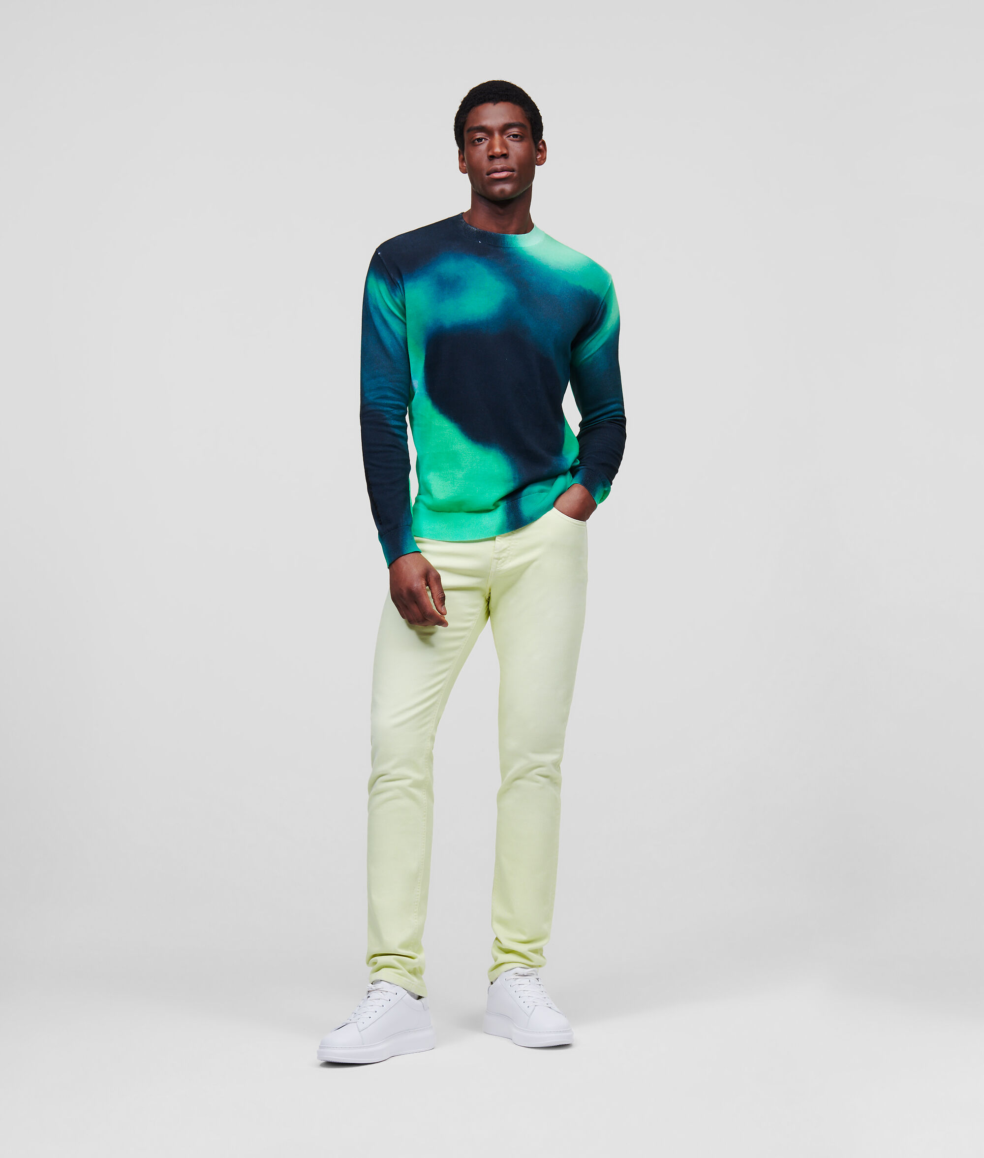 Pull en tricot effet ondulé