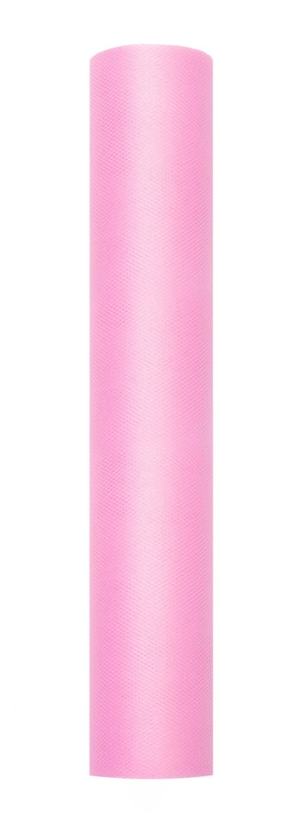 Lichtroze Tule Rol 30cm 9m