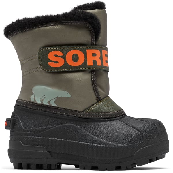 Après ski SOREL CHILDRENS SNOW COMMANDER STONE GREEN ALPINE TUNDRA