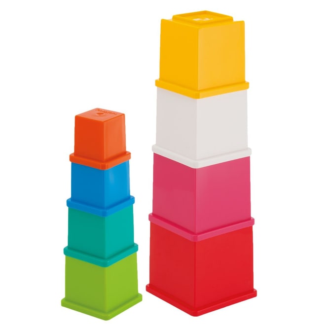 Besttoy - Stapelwürfel bunt - 8tlg.