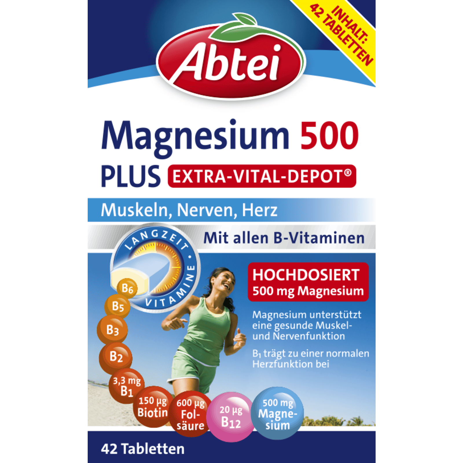 Magnesium 500 Plus Vital Depot (42 Tabletten)