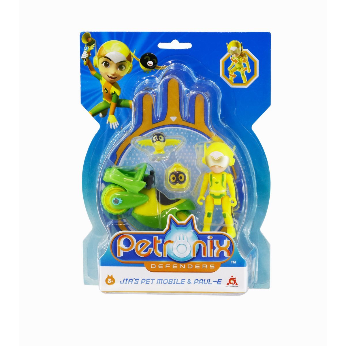 Figurine Petronix & Moto Petmobile