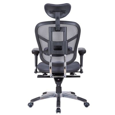 Fauteuil de bureau TECKNET - accoudoirs réglables - appuie-tête réglable - Gris
