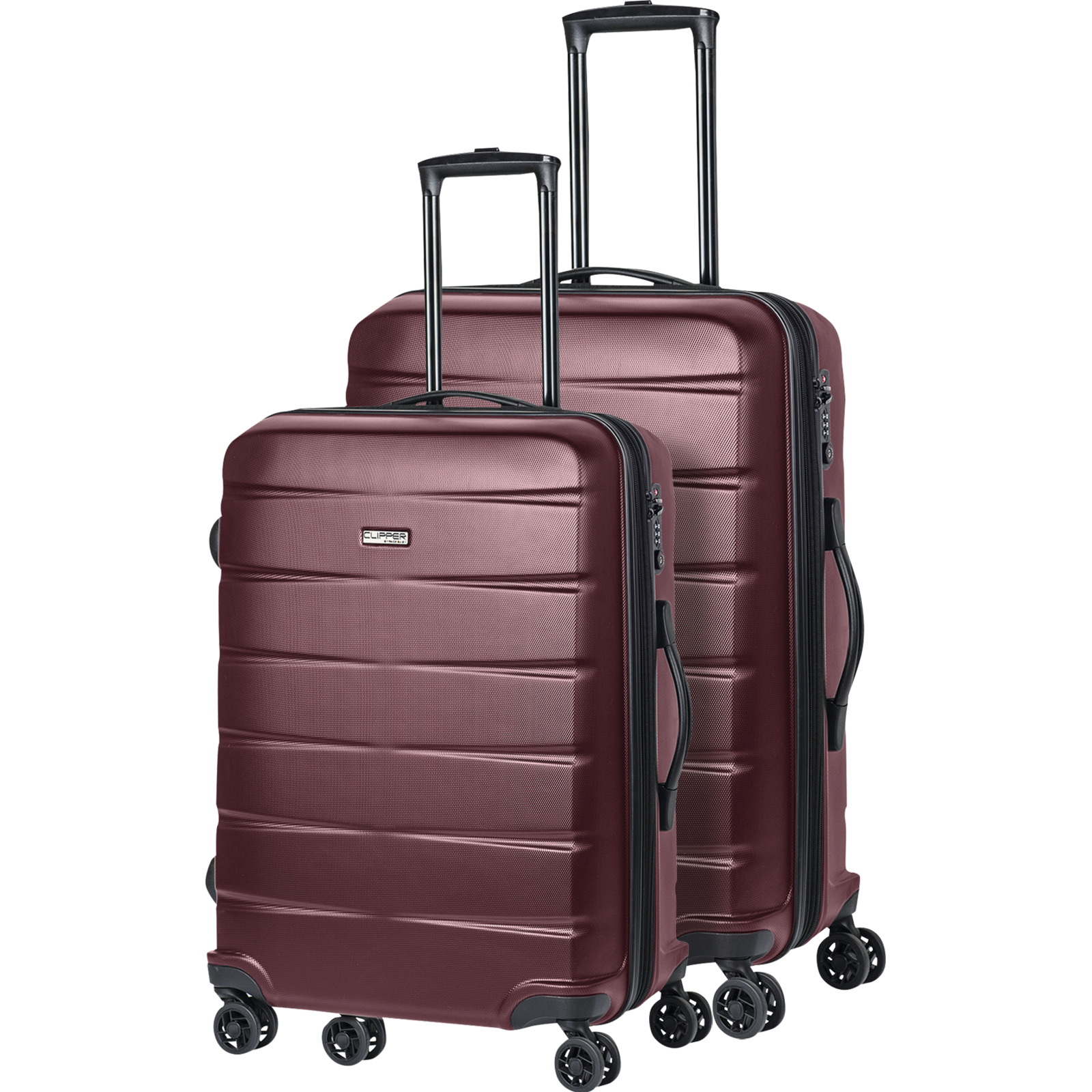 Peru Koffer-Set S+M, ABS, 4DR, bordeaux