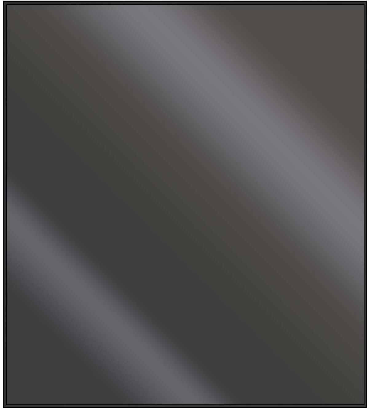 Bodenplatte Rechteck - 1000 x 1200 mm - Farbe: gussgrau | Funkenschutzplatte aus Metall