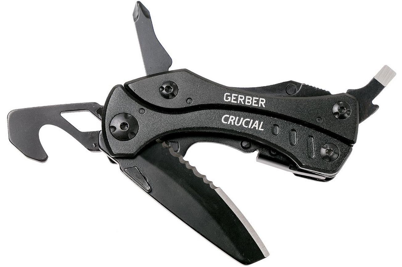 Gerber Crucial multitool zwart in blister. 31-001518