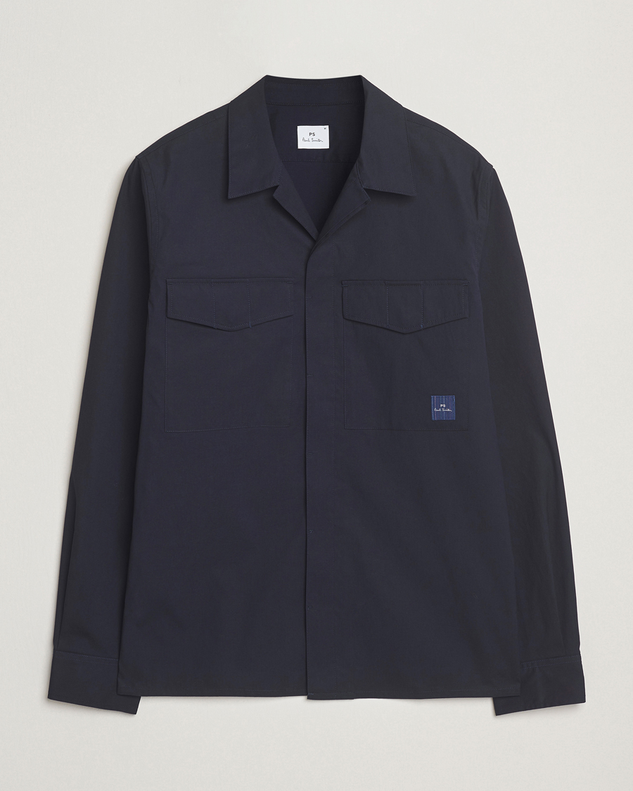 PS Paul Smith Patch Pocket Overshirt Navy