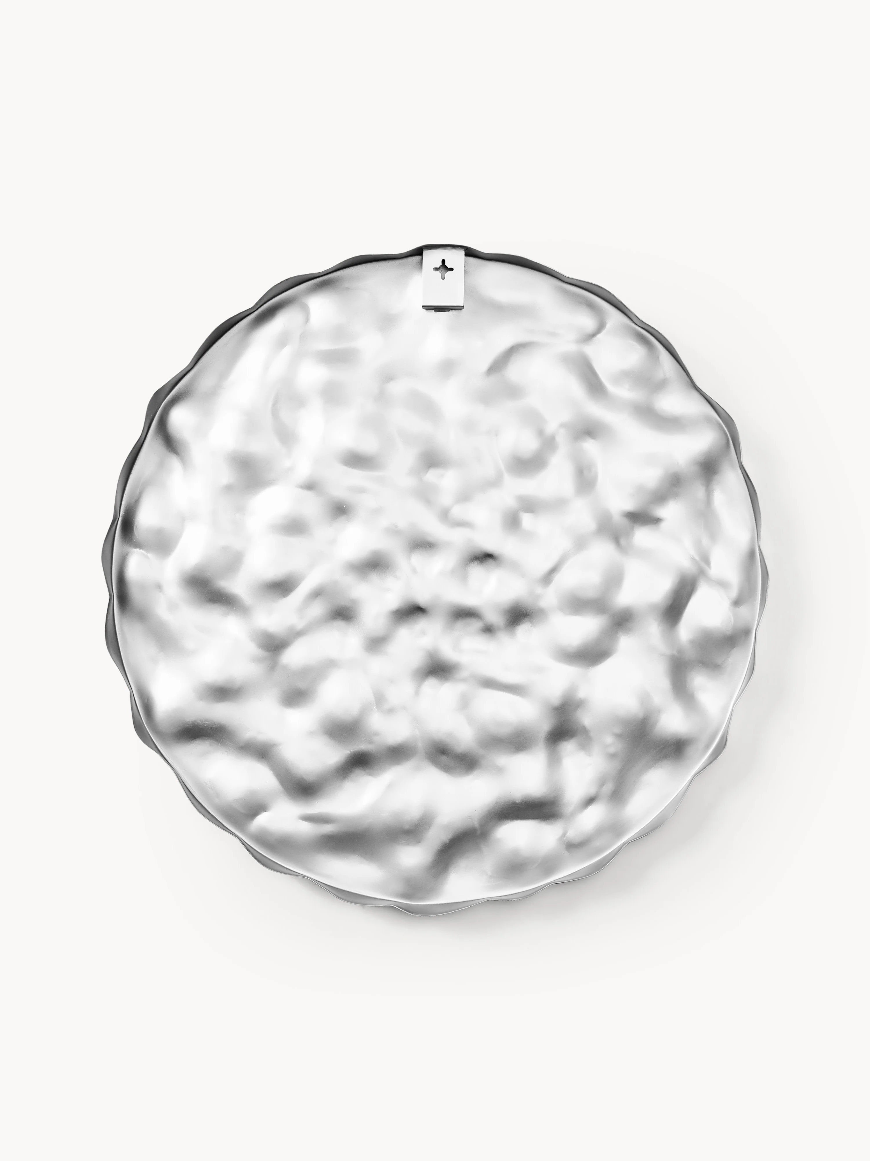 Wandobject Splash met gehamerd oppervlak, Ø 100 cm