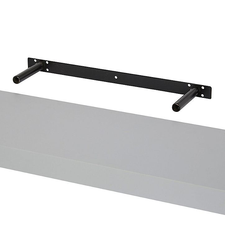 Tablette murale avec fixation invisible Form Cusko gris 80 cm