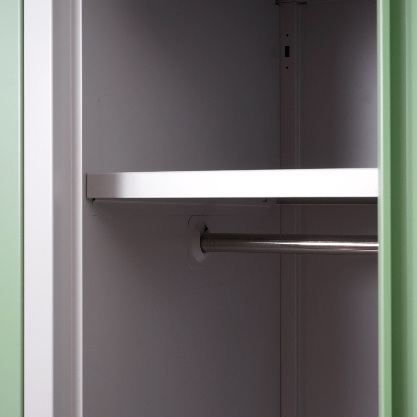 Schließfach Preston T829, Spind Wertfachschrank Schließfachschrank, Metall 3 Fächer ~ grün