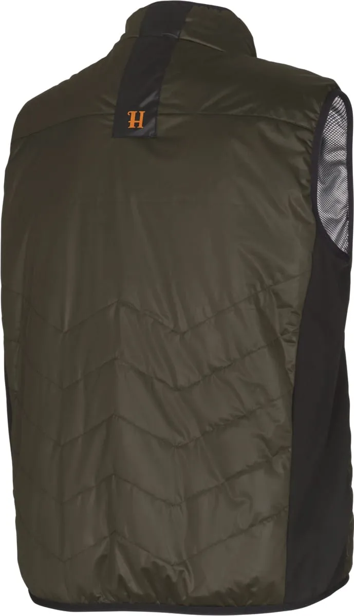 Härkila Men's Heat Waistcoat Willow Green/Black