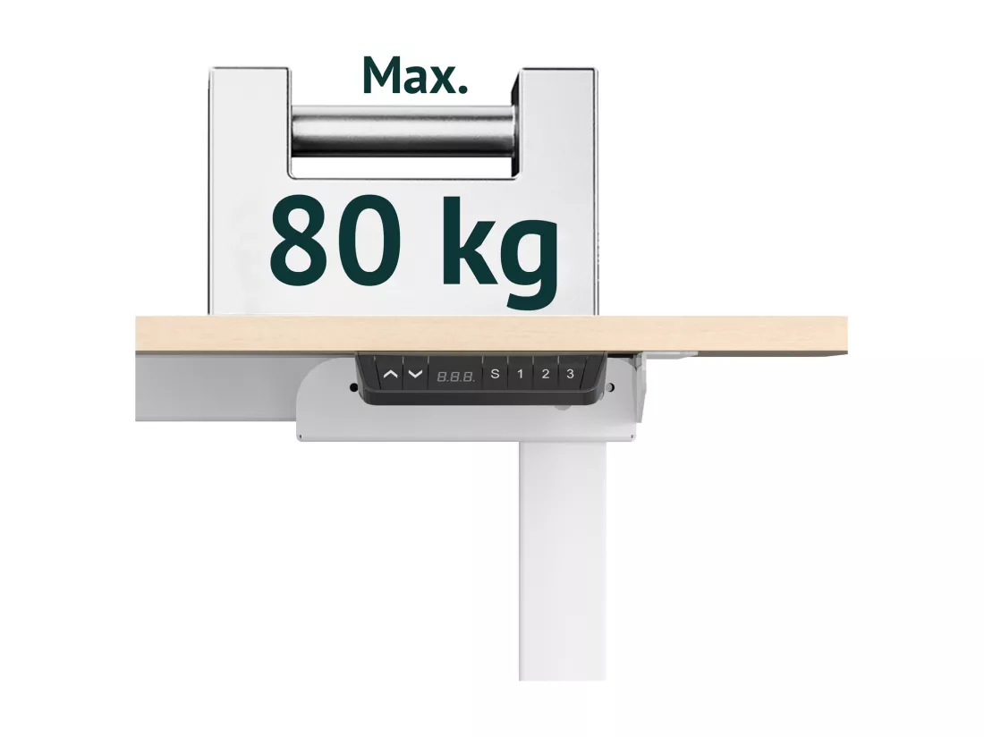 Piétement de bureau électrique pour plateau de table