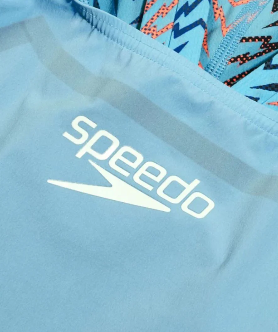 Speedo konkurrence badedragt til damer - LZR Ignite - Blå/orange