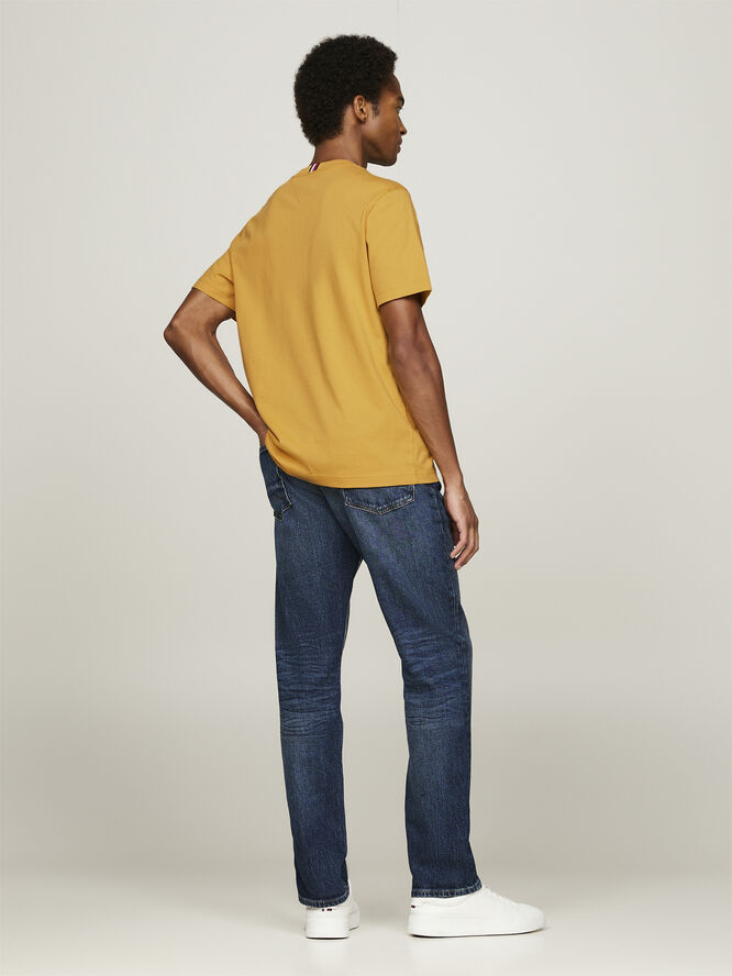 Tommy Hilfiger HILFIGER CHAINSTITCH TEE City yellow