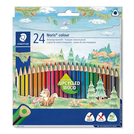 STAEDTLER® Noris® colour 187 Kartonetui mit 24 Buntstiften in sortierten Farben