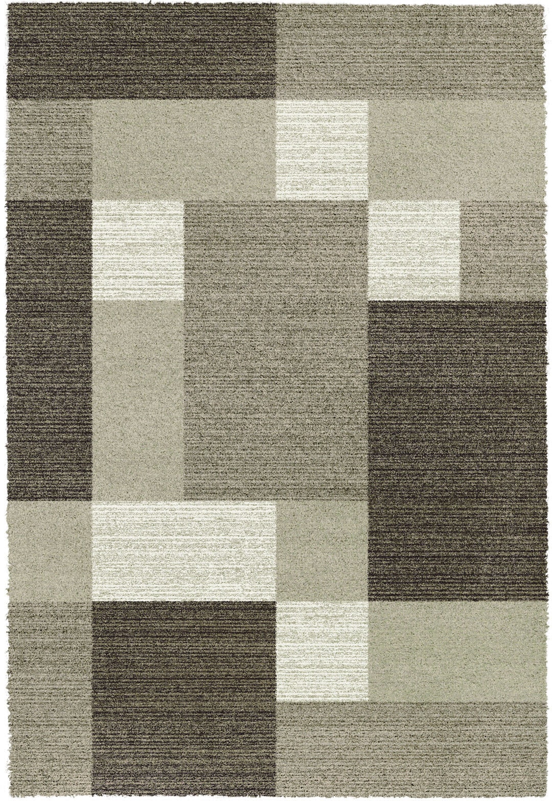 Webteppich MELISANDRO SQUARE 80 x 150 cm braun