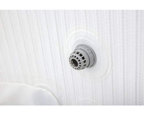 Bestway® LAY-Z-SPA® Helsinki AirJet™ opblaasbare hottub met 180 luchtjets, multifunctionele pomp, geïntegreerde verwarmingsfunctie en afsluitbare thermische afdekking, bruin