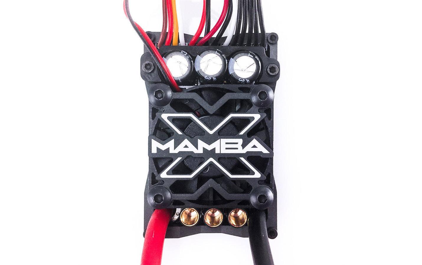 Brushless-Antriebsset Mamba X 1406-4600 KV 2-3S, 1:10<br>Brushless-Set mit spritzwassergeschütztem Motor und Regler für 1:10 Fahrzeuge