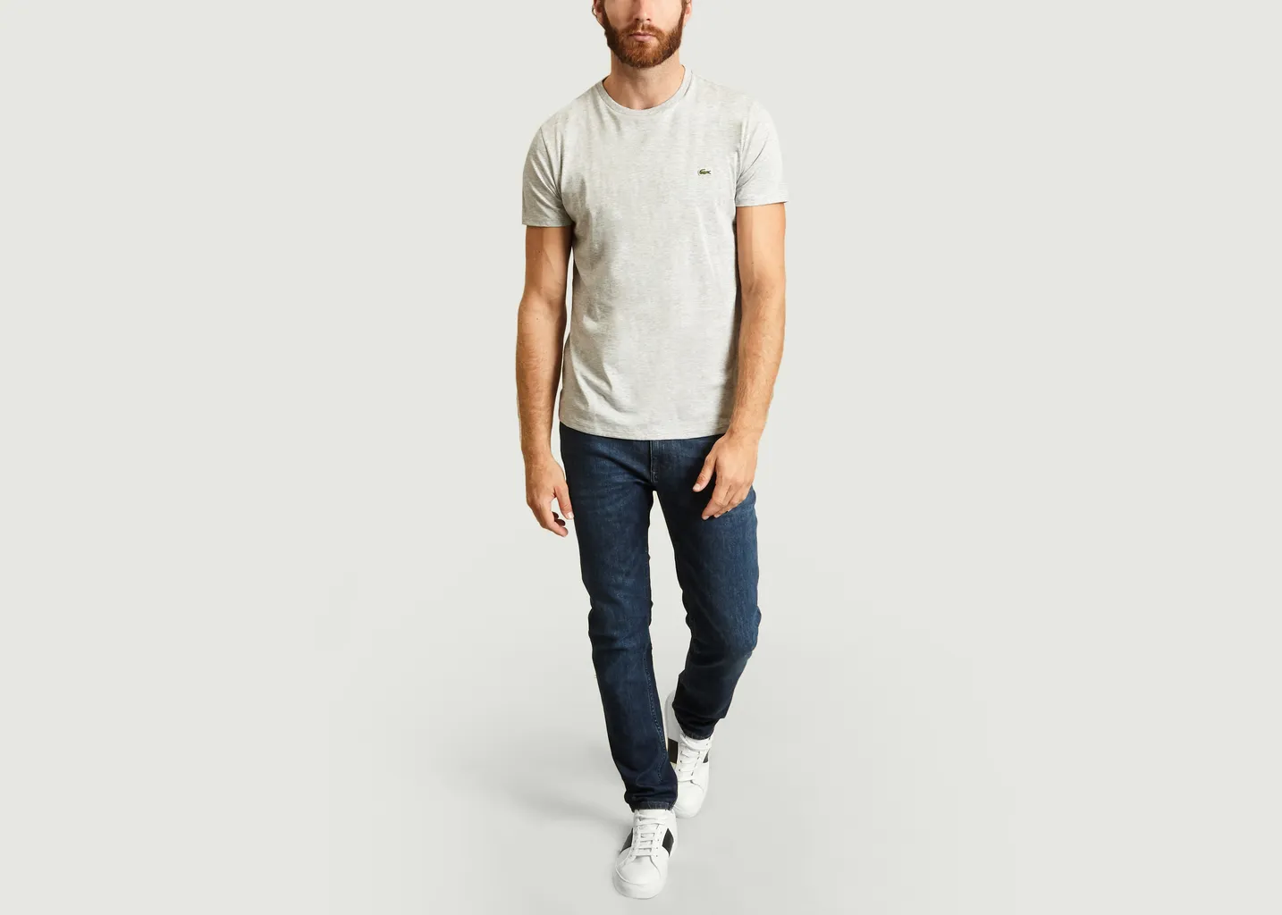 T-Shirt en Jersey de Coton Pima Lacoste