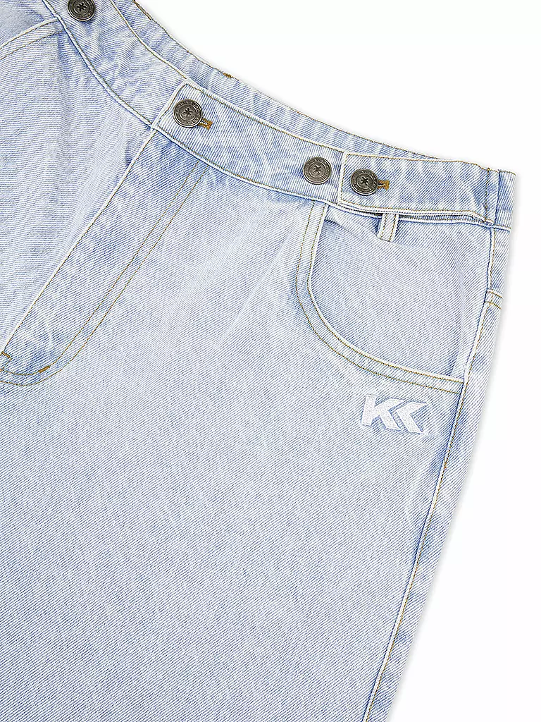 KARO KAUER Jeans Wide Fit hellblau