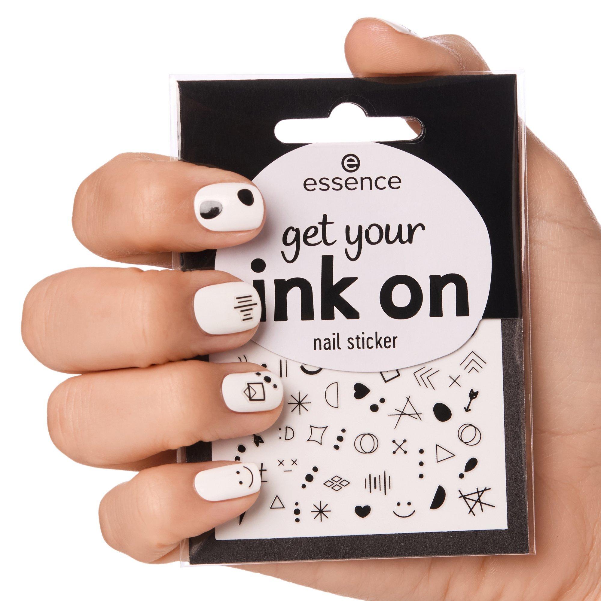 get your ink on nail sticker stickers pour ongles